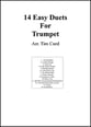 14 Easy Duets For Trumpet P.O.D. cover